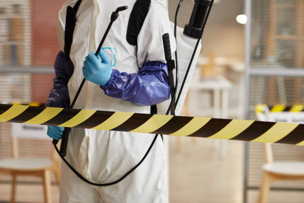 Professional Sewage Cleanup technician working in Bedford, VA